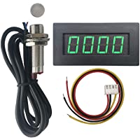 Tacómetro DIGITEN de 4 dígitos con luz LED verde- medidor de velocidad RPM y sensor Hall NPN de conmutación de…
